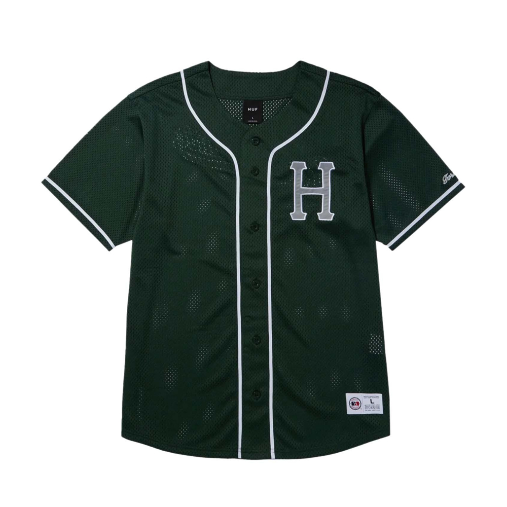 HUF Cracker Jack Baseball Jersey Unisex Πουκάμισο - 4