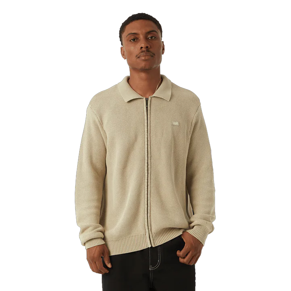 HUF Anton Zip Overdyed Sweat Unisex Ζακέτα  - 4