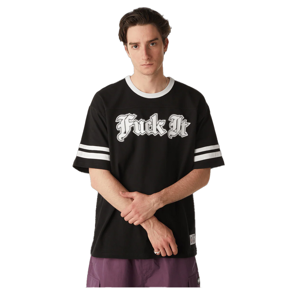 HUF Ives Football  Ανδρικό T-Shirt - Μαύρο