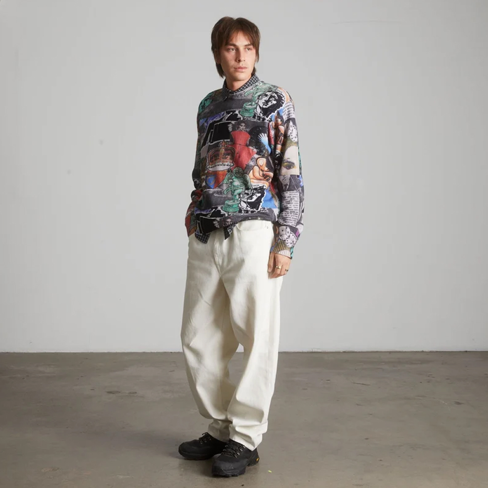 HUF Boulevard Status Crewneck Sweatshirt Ανδρικό Πουλόβερ - 4