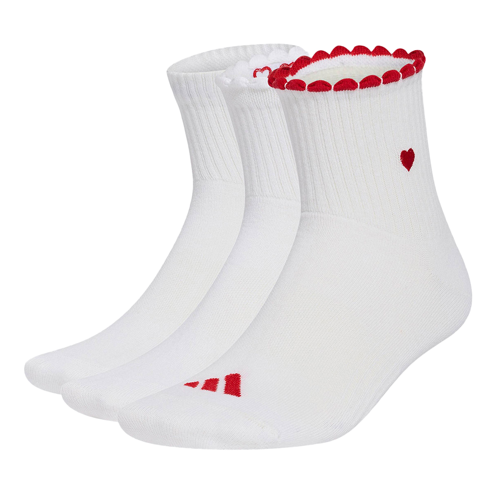ADIDAS Graphic Sock 3 Pair Pack  Γυναικείες Κάλτσες 3 Ζεύγη - Λευκό