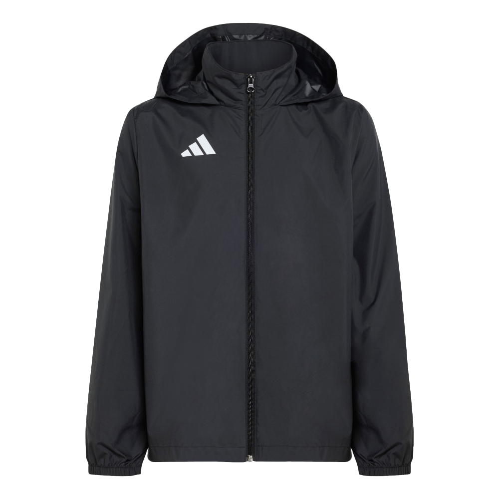 ADIDAS Entrada 26 Multi Jacket Παιδικό Αντιανεμικό Μπουφάν με κουκούλα - Μαύρο
