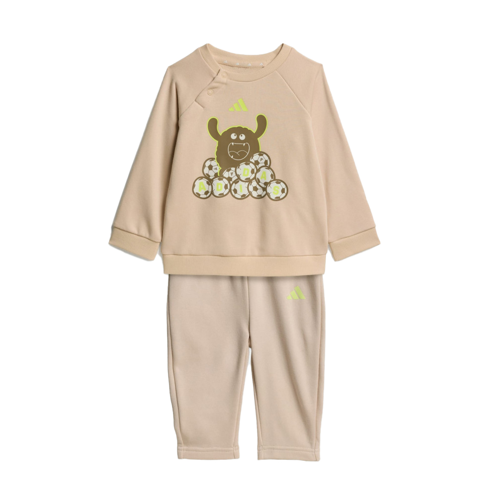 ADIDAS Monster Set  Βρεφικό/Παιδικό Σετ Φόρμας - Μπεζ