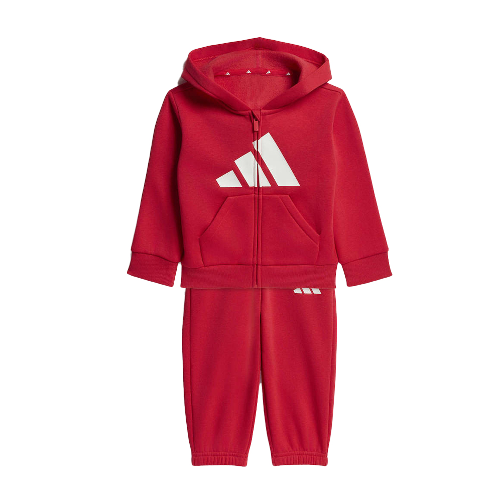 ADIDAS Essentials Fleece Track Suit Παιδικό/Βρεφικό Σετ Φόρμας - Κόκκινο