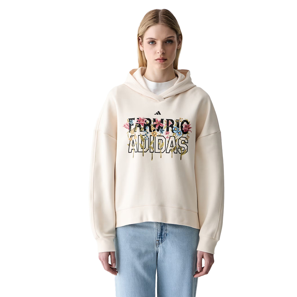 ADIDAS Farm Rio Hoodie Γυναικείο Φούτερ με κουκούλα - Μπεζ