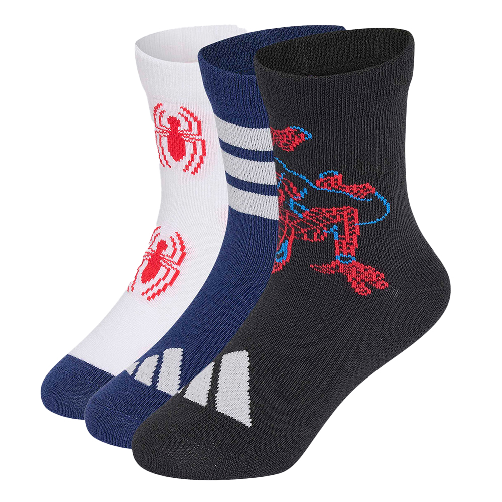 ADIDAS Marvel Spiderman 3 Pairs Παιδικές Κάλτσες 3 ζεύγη - Multi