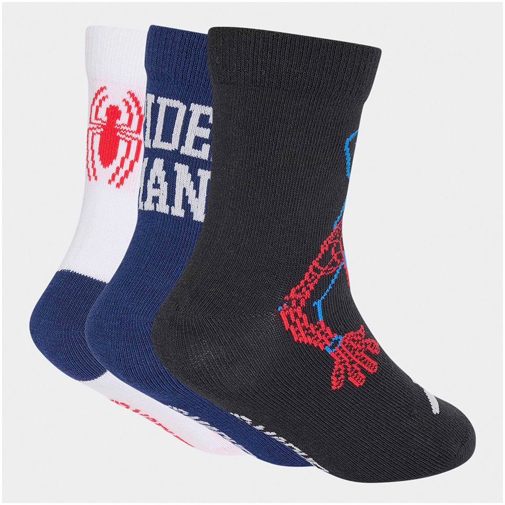 ADIDAS Marvel Spiderman 3 Pairs Παιδικές Κάλτσες 3 ζεύγη - 2