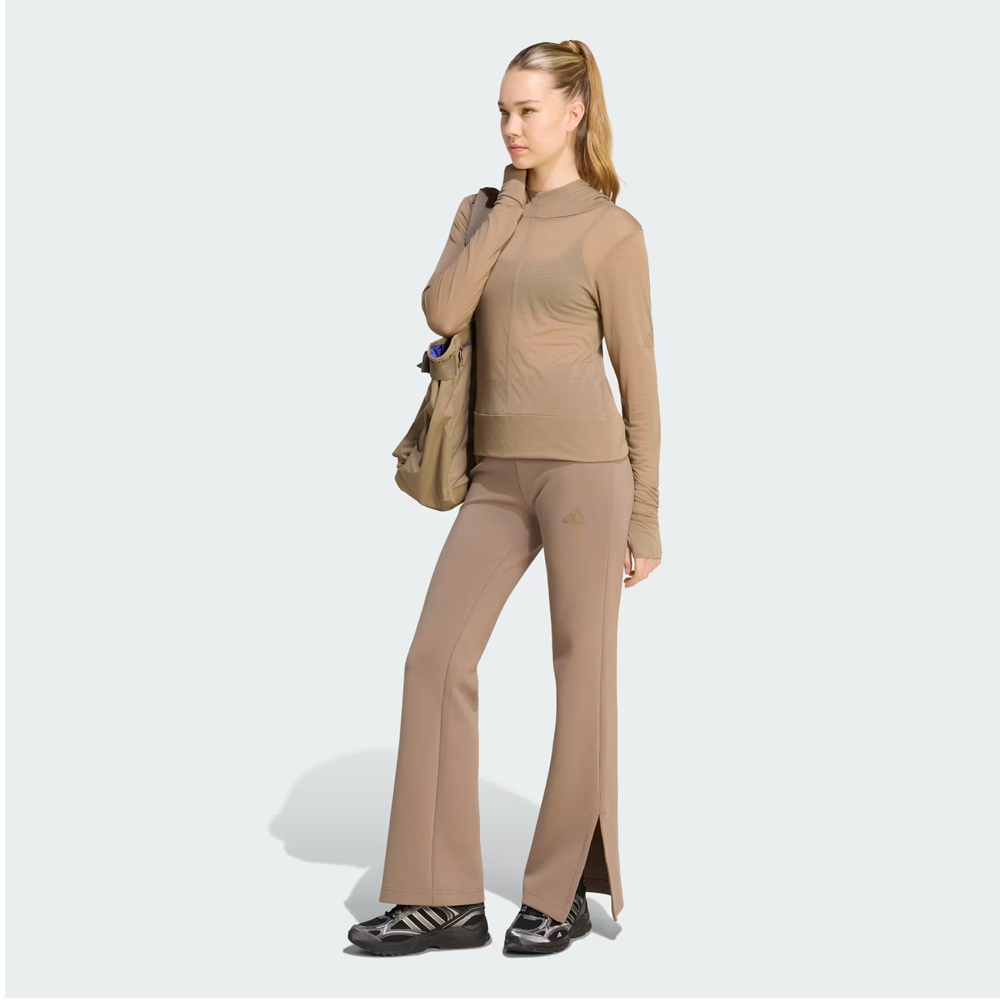 ADIDAS Soft Lux Flared Pants Γυναικείο Παντελόνι Φόρμας - 4