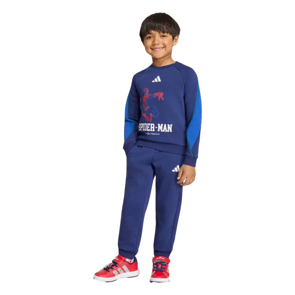 ADIDAS Marvel Spider-Man Jogger Παιδικό Σετ Φόρμας - Μπλε