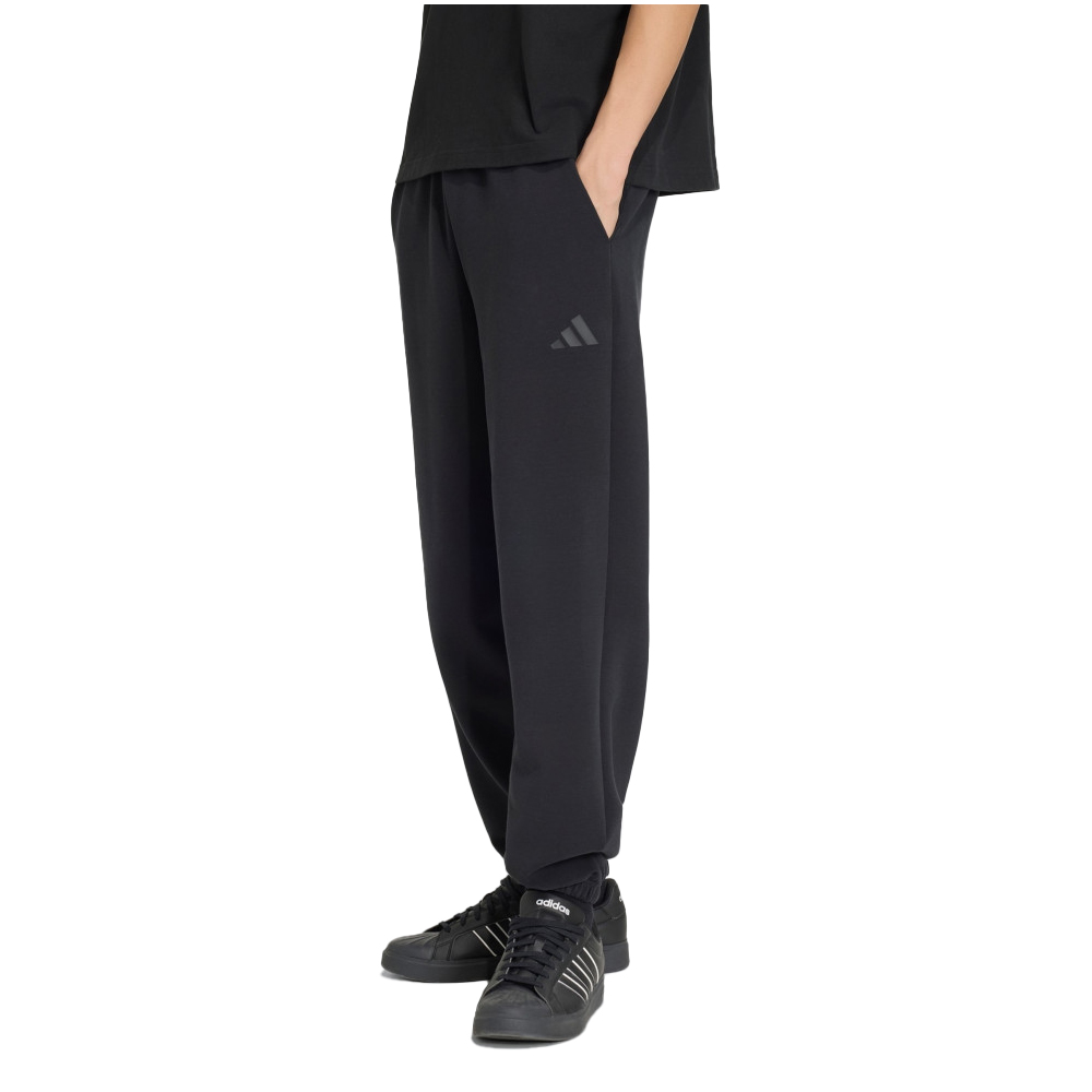 ADIDAS Soft Lux Relaxed Pant Ανδρικό Παντελόνι Φόρμας - Μαύρο