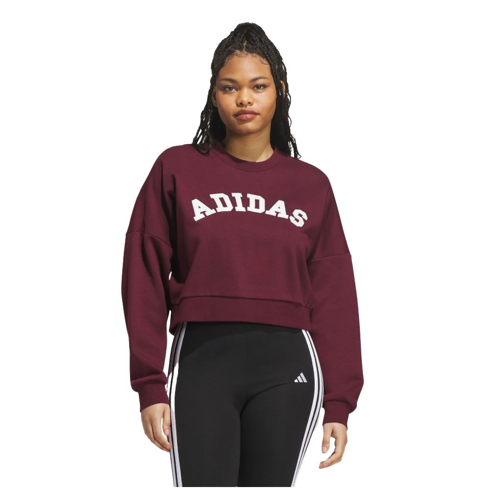 ADIDAS Holiday Sweatshirt Γυναικείο Φούτερ - Μπορντώ