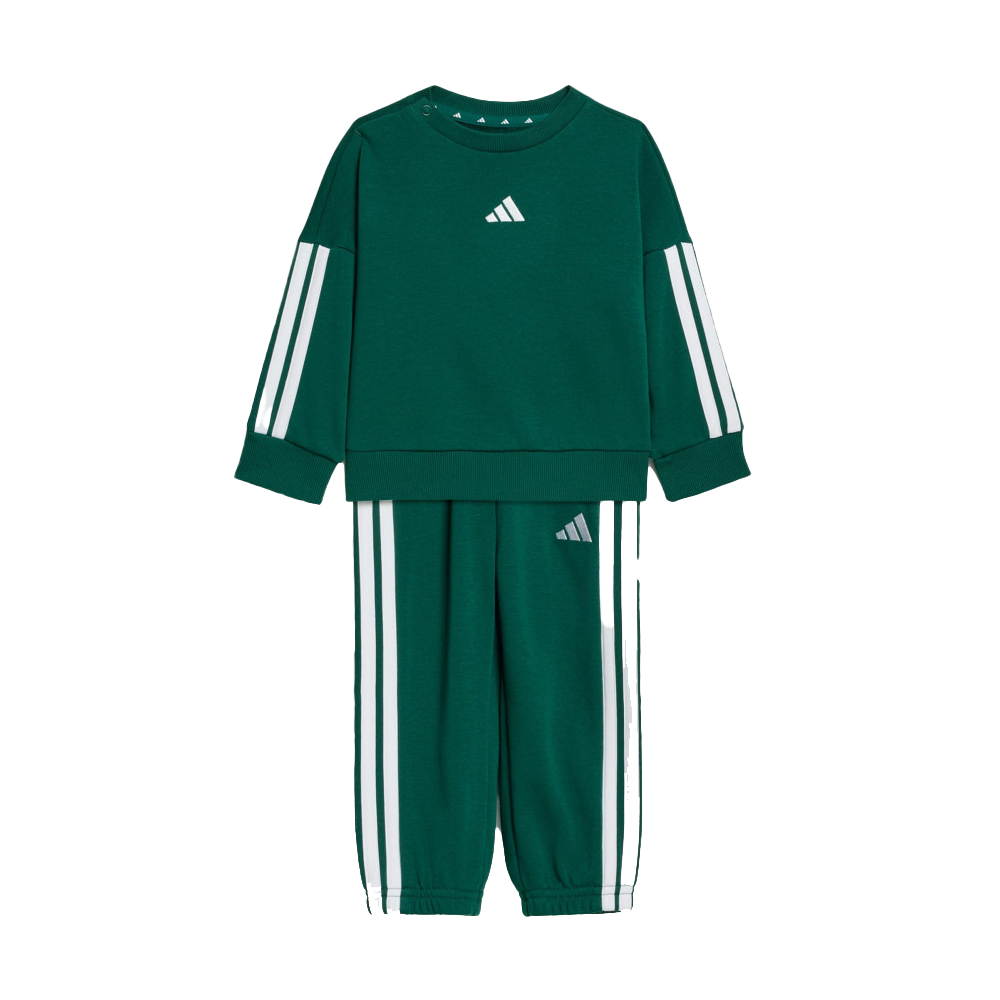 ADIDAS 3-Stripes Joggers Βρεφικό/Παιδικό Σετ Φόρμας - Πράσινο
