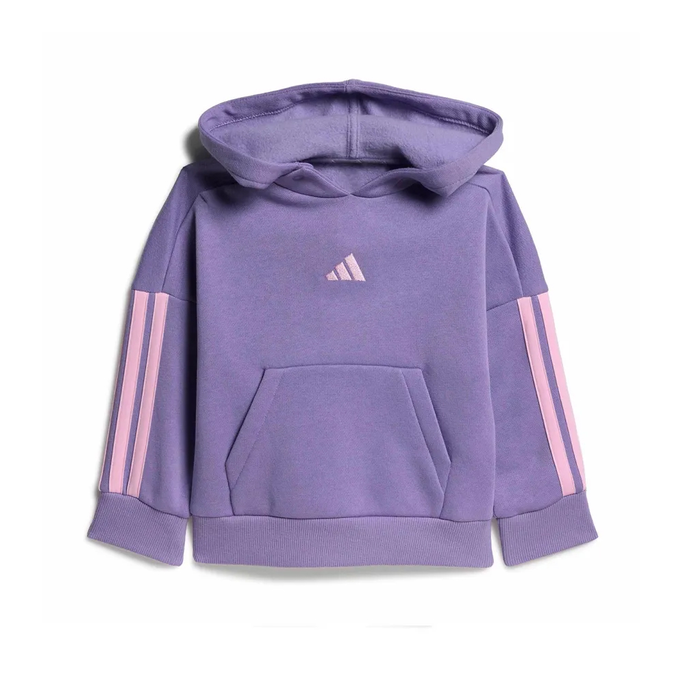 ADIDAS 3-Stripes Fleece Hoodie Jogger Βρεφικό/Παιδικό Σετ Φόρμας - 2