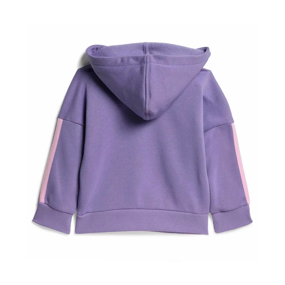 ADIDAS 3-Stripes Fleece Hoodie Jogger Βρεφικό/Παιδικό Σετ Φόρμας - 3