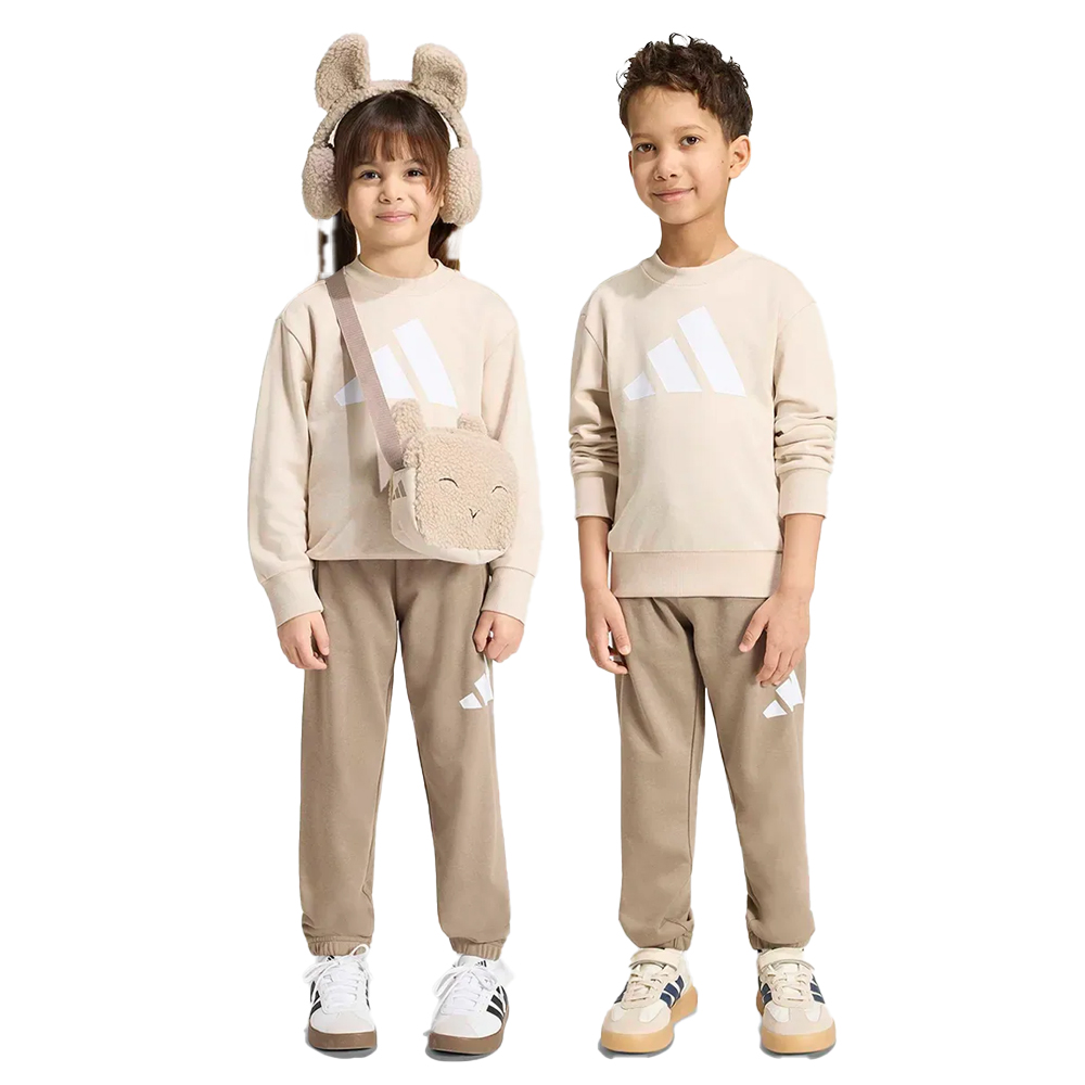 ADIDAS Little Kids Jogger Παιδικό Σετ Φόρμας - Μπεζ