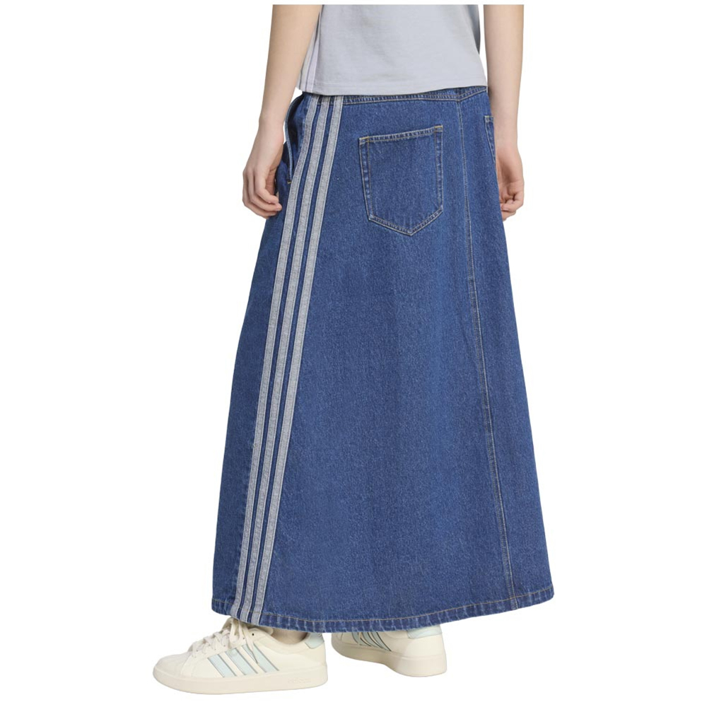 ADIDAS Stadium Washed Denim Loose Fit Skirt Γυναικείο Φούστα Τζιν - 2