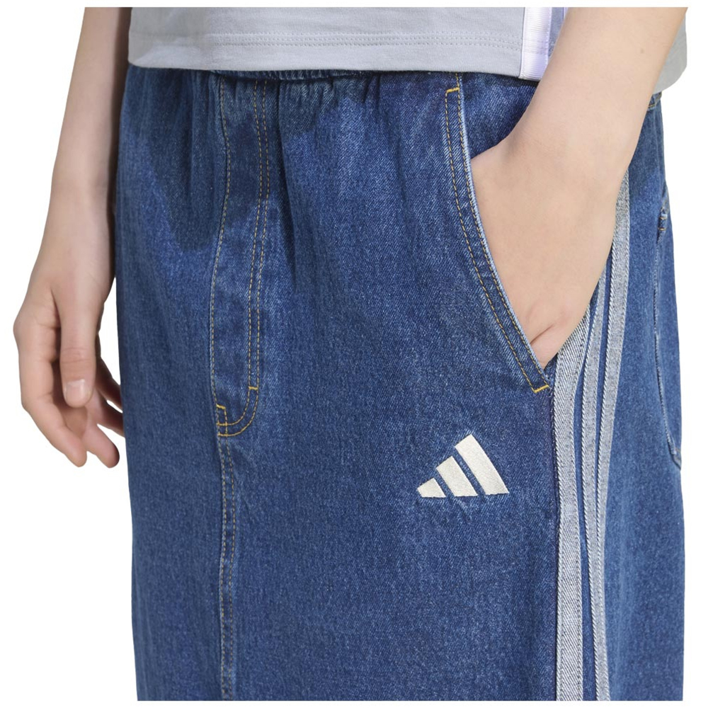 ADIDAS Stadium Washed Denim Loose Fit Skirt Γυναικείο Φούστα Τζιν - 3