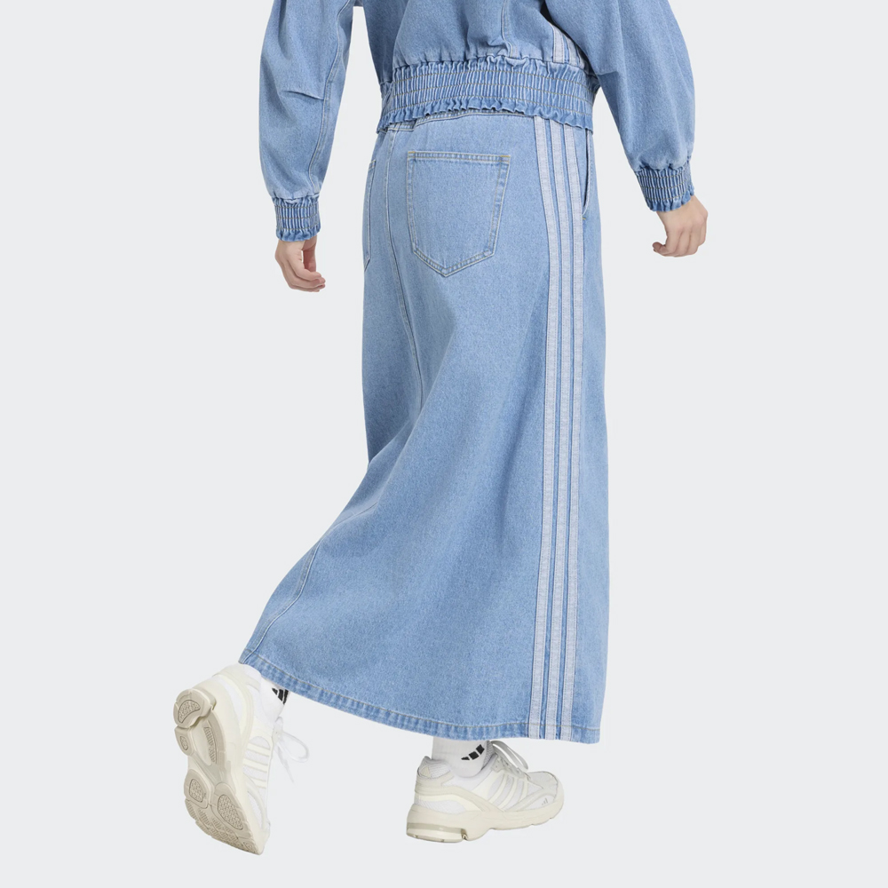 ADIDAS Stadium Washed Denim Loose Fit Skirt  Γυναικείο Φούστα Τζιν - 2