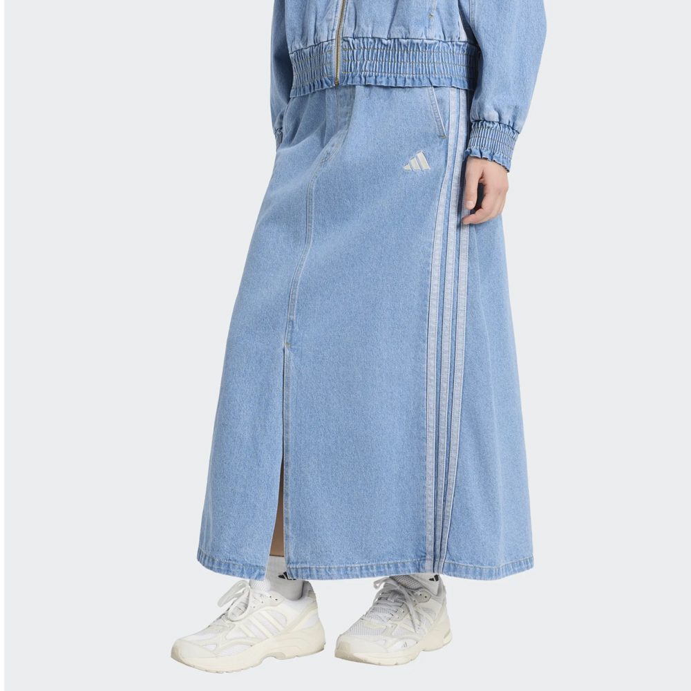 ADIDAS Stadium Washed Denim Loose Fit Skirt  Γυναικείο Φούστα Τζιν - 3