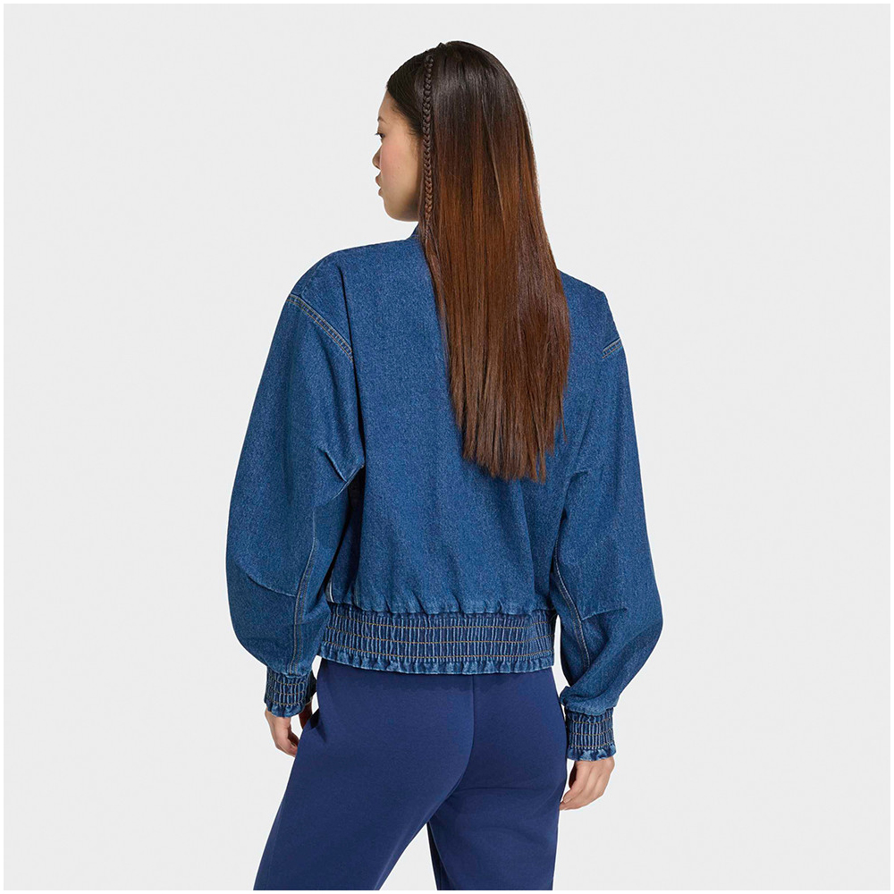 ADIDAS Stadium Washed Denim Jacket Γυναικείο Μπουφάν Τζιν - 2