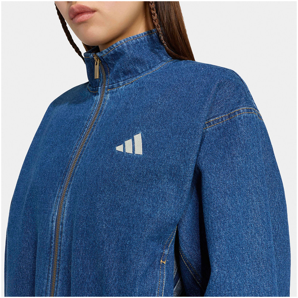 ADIDAS Stadium Washed Denim Jacket Γυναικείο Μπουφάν Τζιν - 3