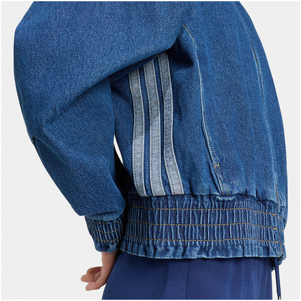 ADIDAS Stadium Washed Denim Jacket Γυναικείο Μπουφάν Τζιν - 4