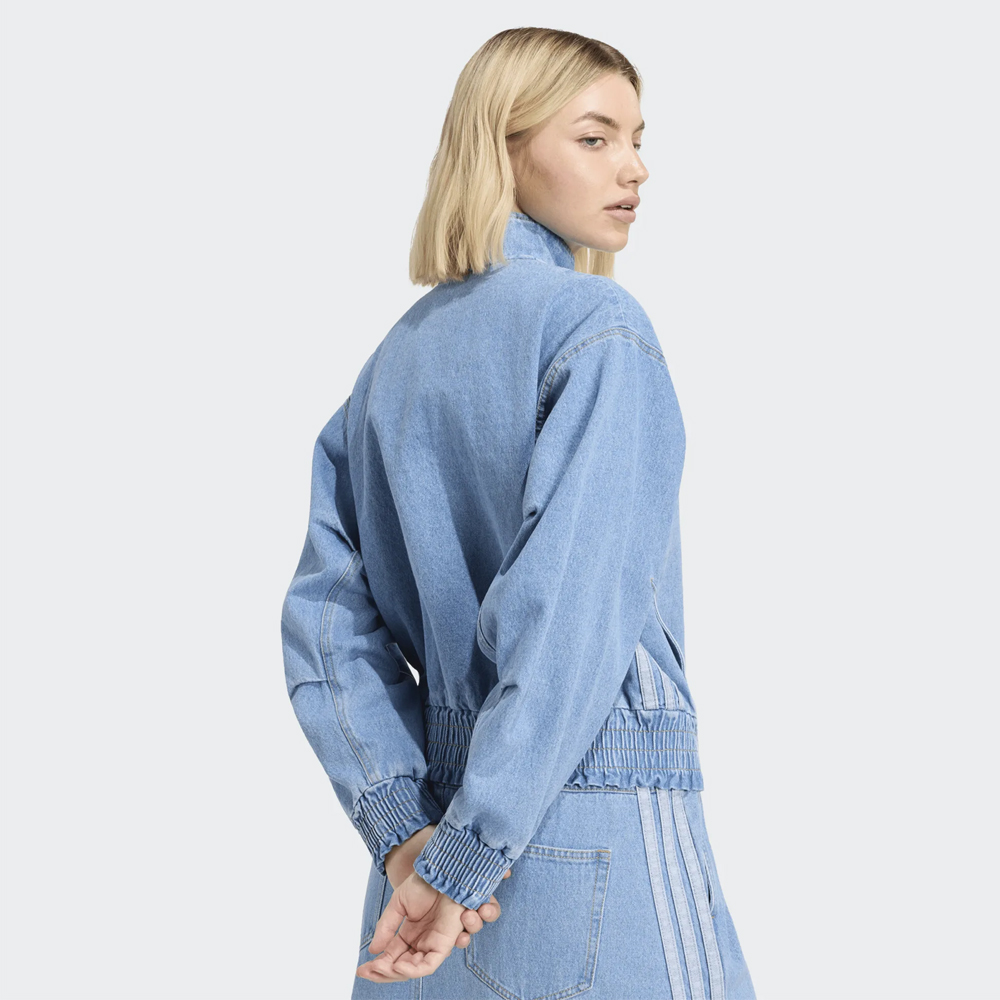 ADIDAS Stadium Washed Denim Jacket Γυναικείο Μπουφάν Τζιν - 2