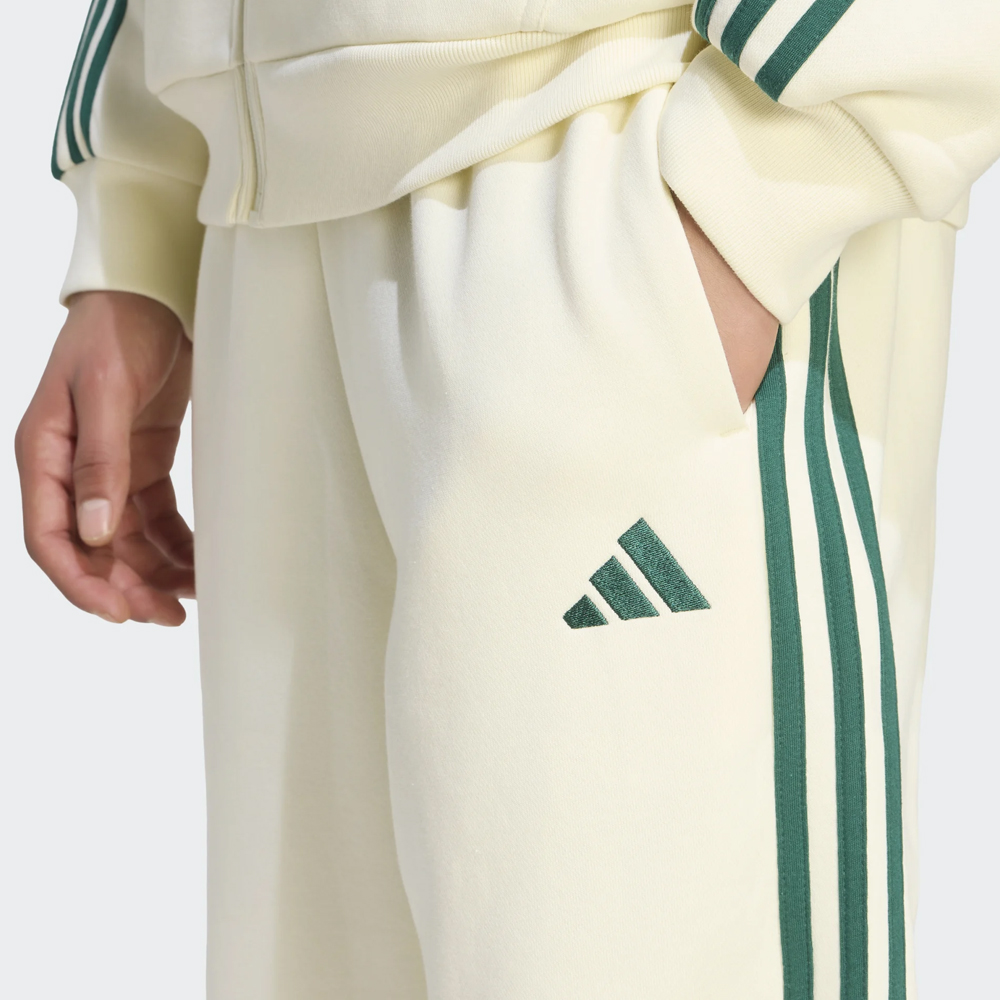 ADIDAS 3-Stripes Fleece Tapered Cuffed Pants Ανδρικό Παντελόνι Φόρμας - 3