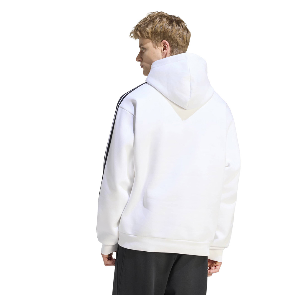 ADIDAS 3-Stripes Fleece Hoodie Ανδρικό Φούτερ με κουκούλα - 2