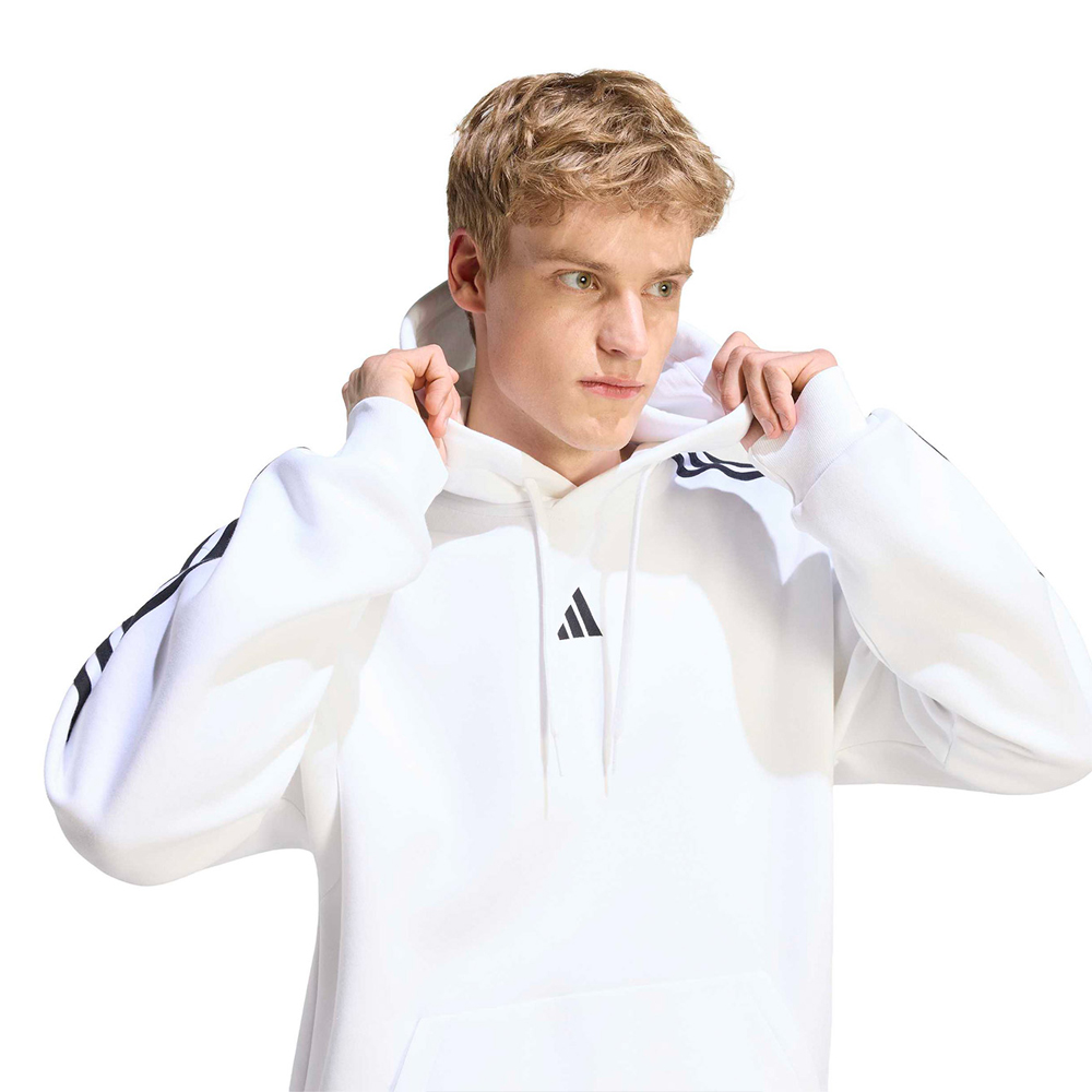 ADIDAS 3-Stripes Fleece Hoodie Ανδρικό Φούτερ με κουκούλα - 3
