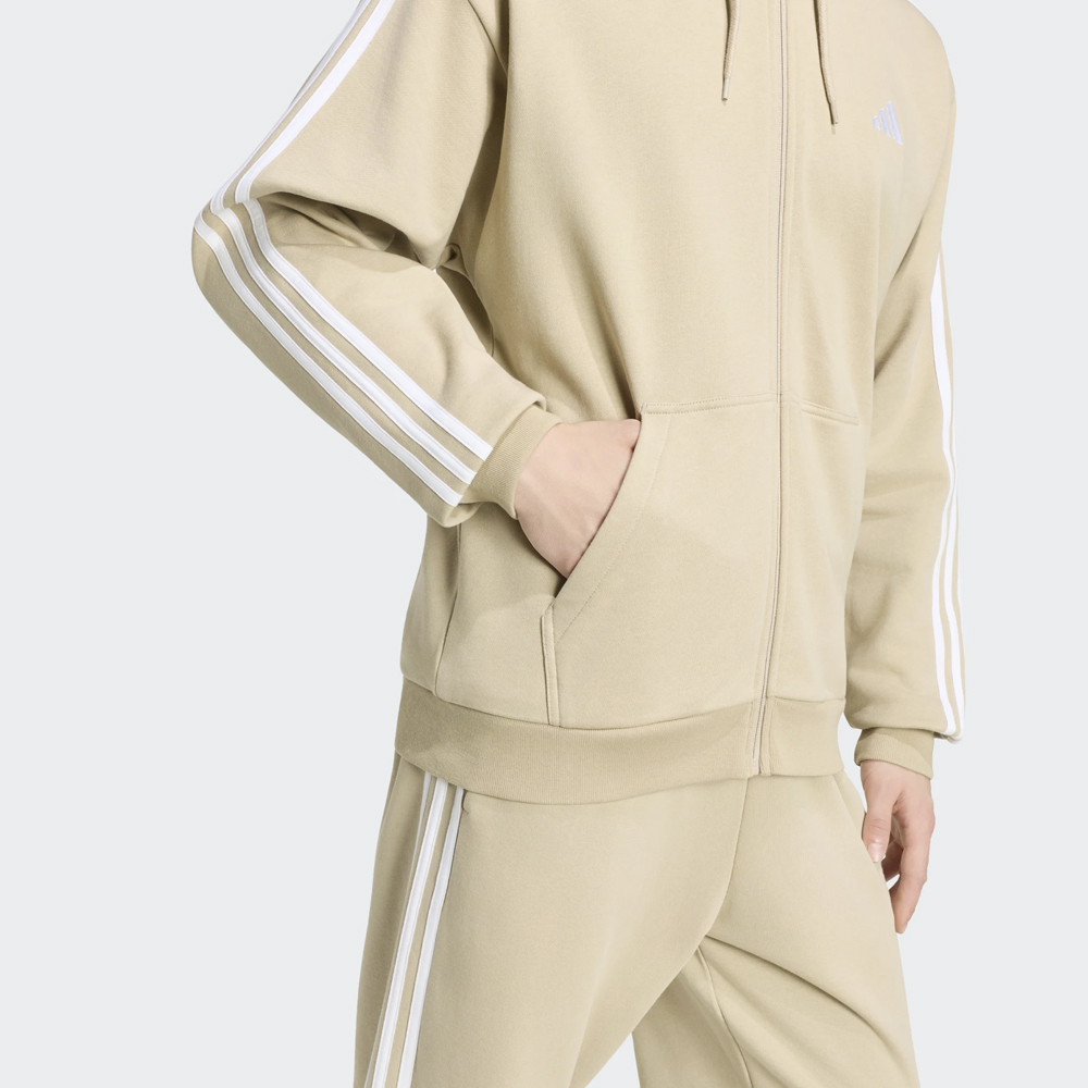 ADIDAS 3-Stripes Full-Zip Tennis Hoodie Ανδρική  Ζακέτα με κουκούλα - 4