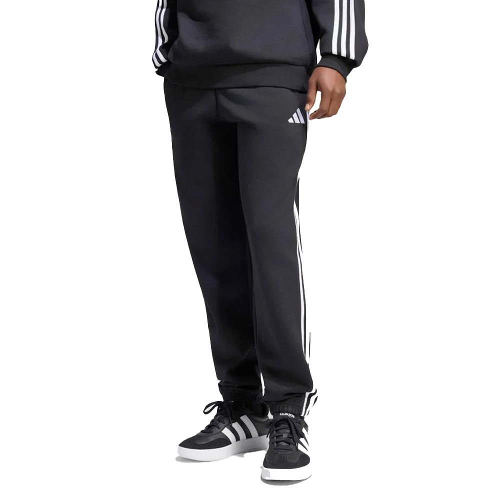ADIDAS 3-Stripes Fleece Pants Ανδρικό Παντελόνι Φόρμας - Μαύρο