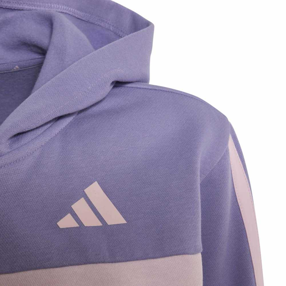 ADIDAS 3-Stripes Tiberio Fleece Tracksuit Παιδικό Σετ Φόρμας - 4