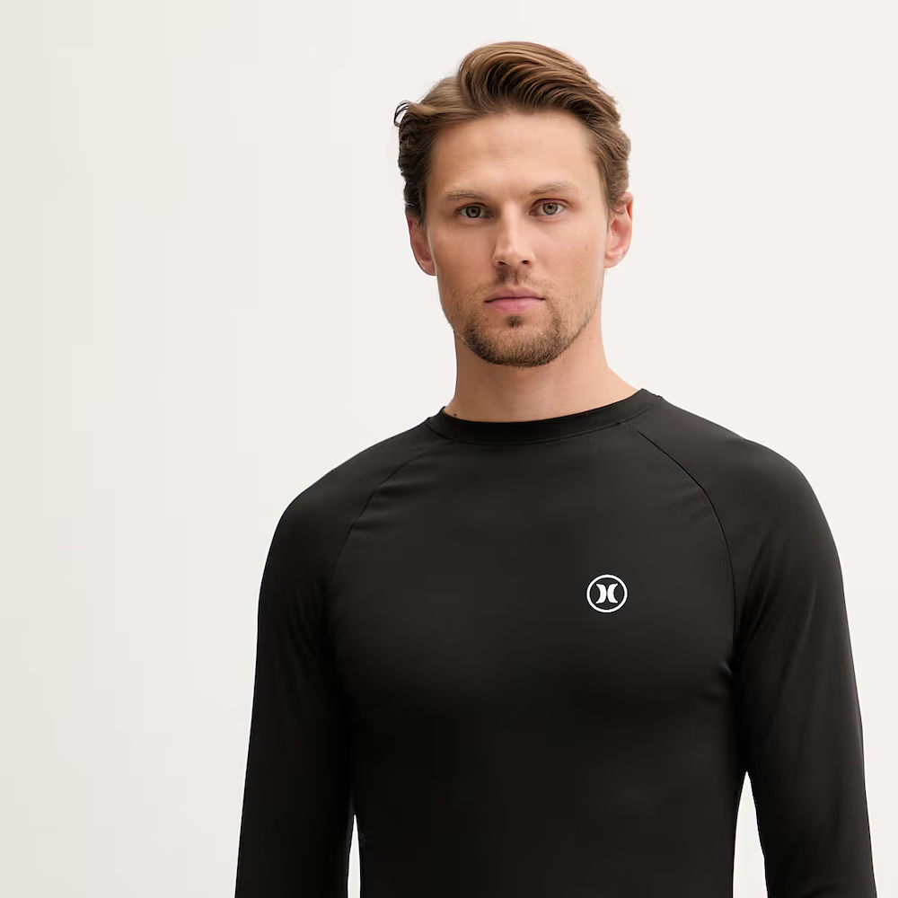 HURLEY  Rash Slim Fit Icon Circle Ανδρική Μπλούζα Κολύμβησης - 3