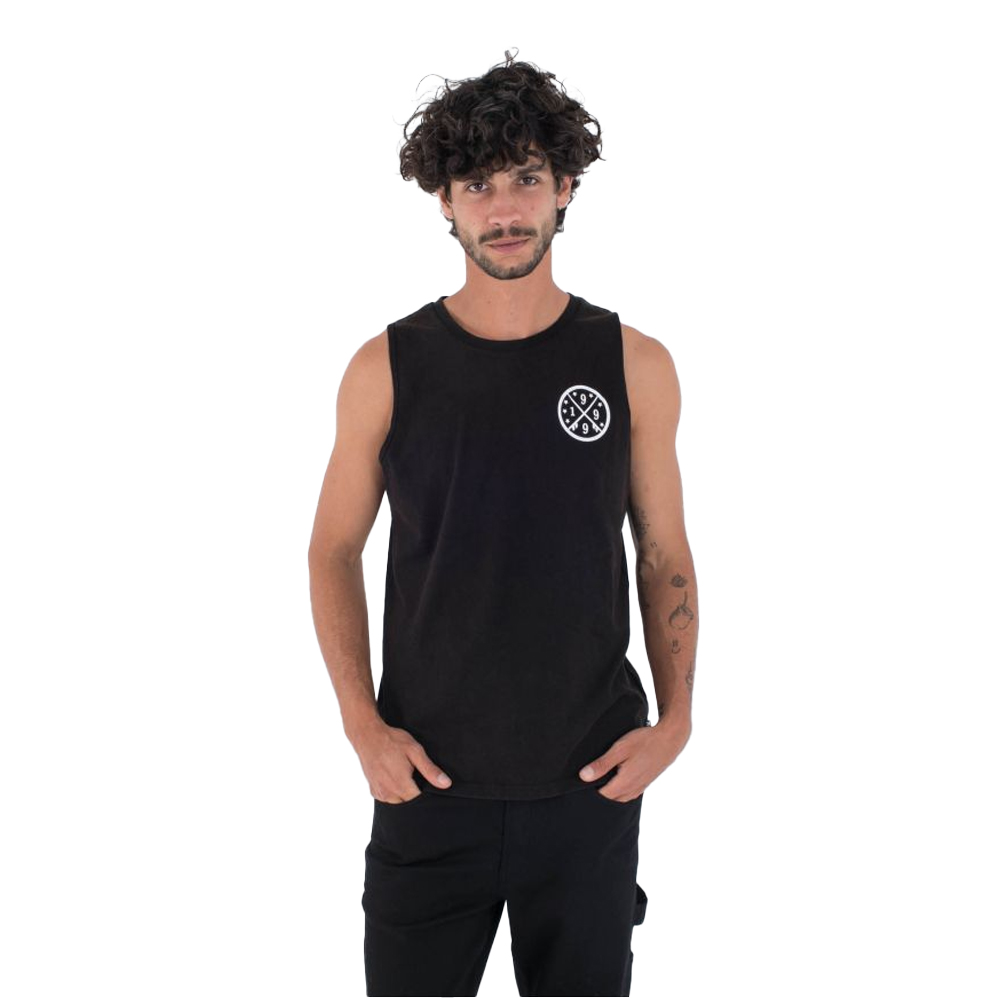 HURLEY Sider BP Tank Ανδρική Μπλούζα - Μαύρο
