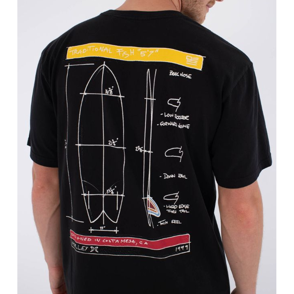HURLEY Kraft Sketch Tee Ανδρικό T-Shirt - 2