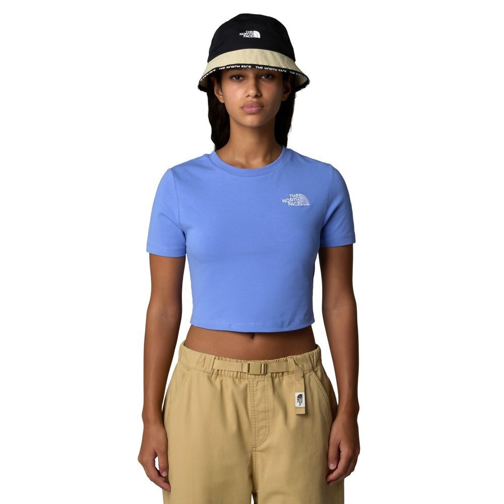 THE NORTH FACE Essential Cropped Slim Tee Γυναικείο Crop Top  - Μωβ