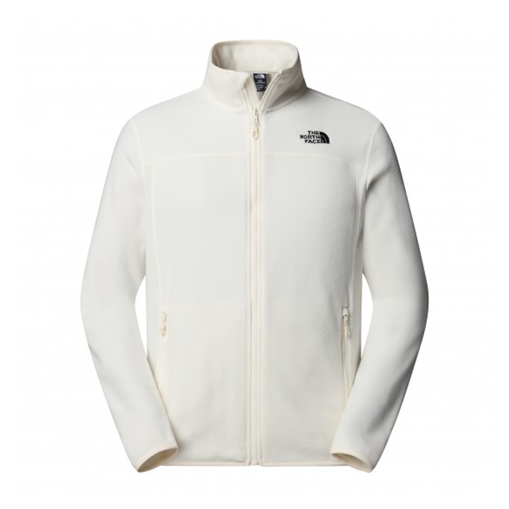 THE NORTH FACE Men's 100 Glac Full Zip Ανδρική Fleece Ζακέτα - Κρεμ