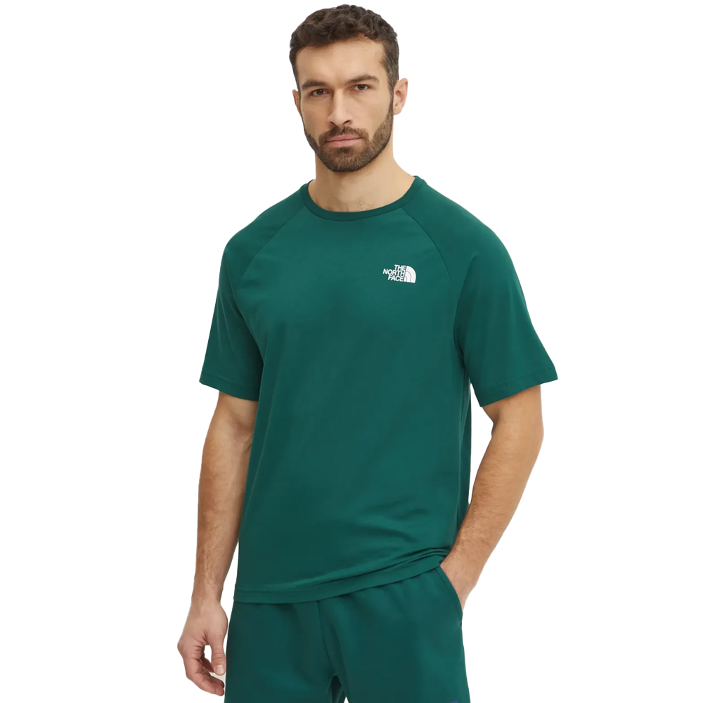 THE NORTHFACE Faces Tee Gravel Ανδρικό T-Shirt  - Πράσινο