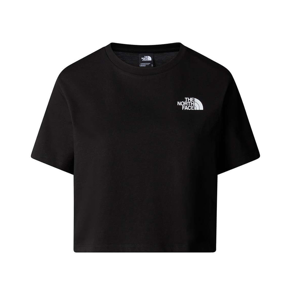 THE NORTH FACE Cropp Simple Dome Tee Γυναικείο T-shirt - Μαύρο