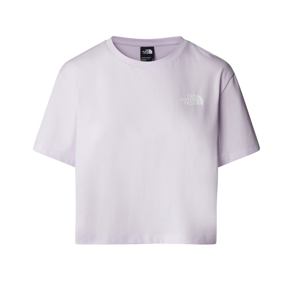 THE NORTH FACE Cropp Simple Dome Tee Γυναικείο T-shirt - Μωβ