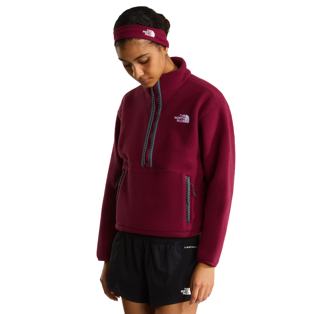 THE NORTHFACE Fleeski 1/4 Zip  Γυναικείο Φούτερ  - Μπορντώ