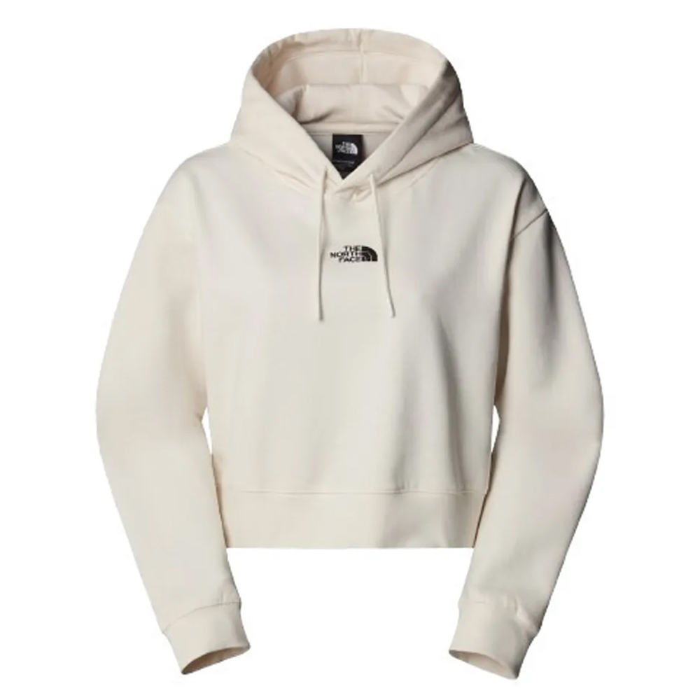 THE NORTH FACE Women's Essential Crop Hoodie Γυναικείο Crop Φούτερ Με Κουκούλα - Λευκό