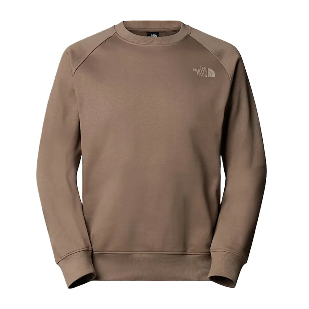THE NORTH FACE Raglan Regular Crew Neck Logo Unisex Φούτερ - Καφέ