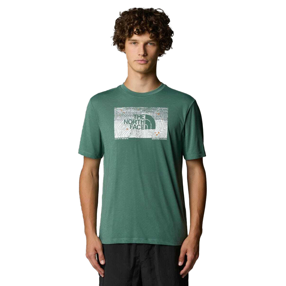THE NORTHFACE Foundation Abstract Ανδρικό T-Shirt  - Πράσινο