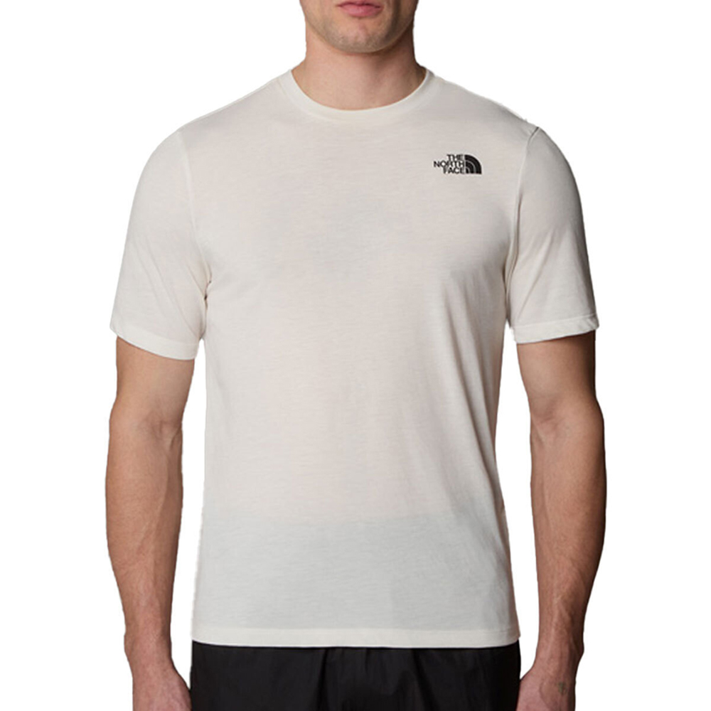 THE NORTHFACE Foundation Mountains Faces Ανδρικό T-Shirt  - Κρεμ
