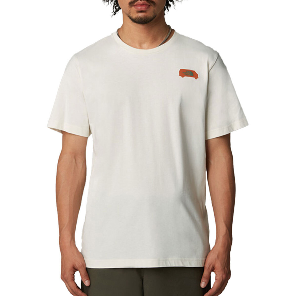 THE NORTHFACE Outdoor Ανδρικό T-Shirt  - Κρεμ