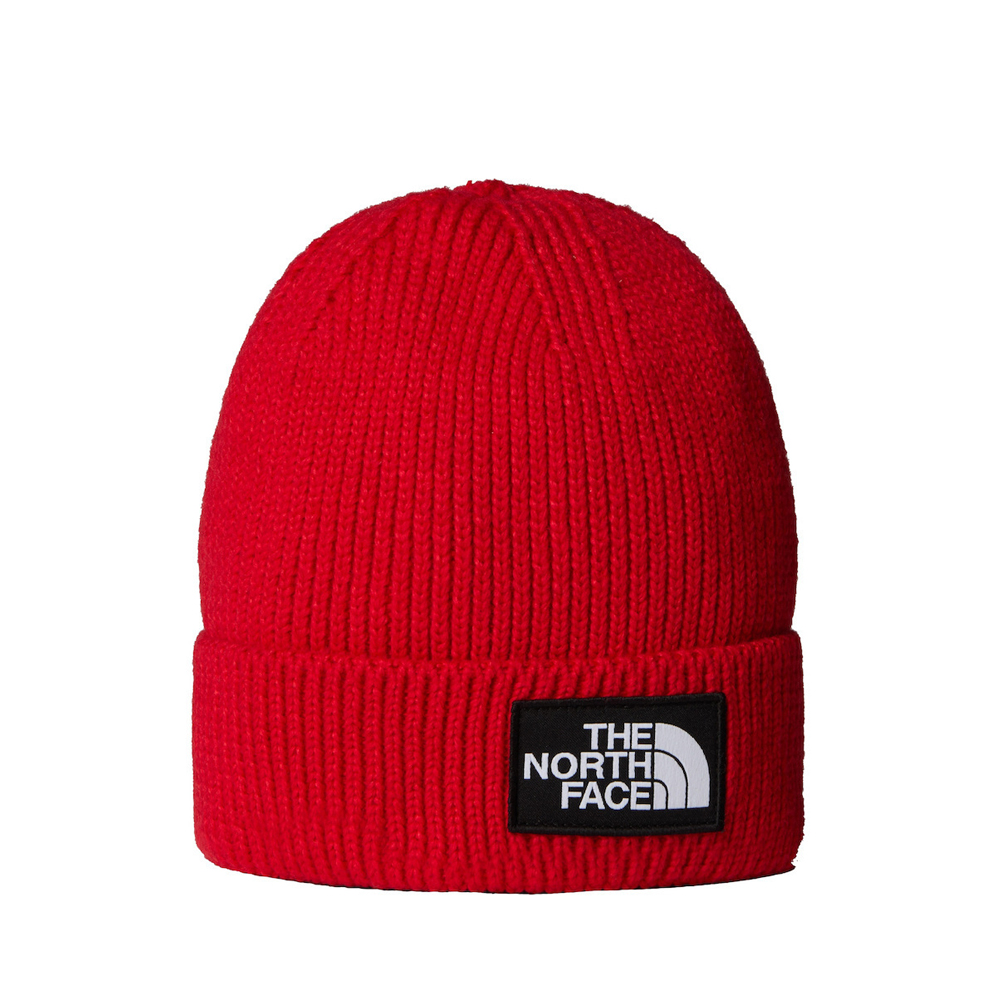 THE NORTH FACE Salty Lined Beanie TNF™ Logo Box Cuffed Beanie Unisex Σκούφος - Κόκκινο