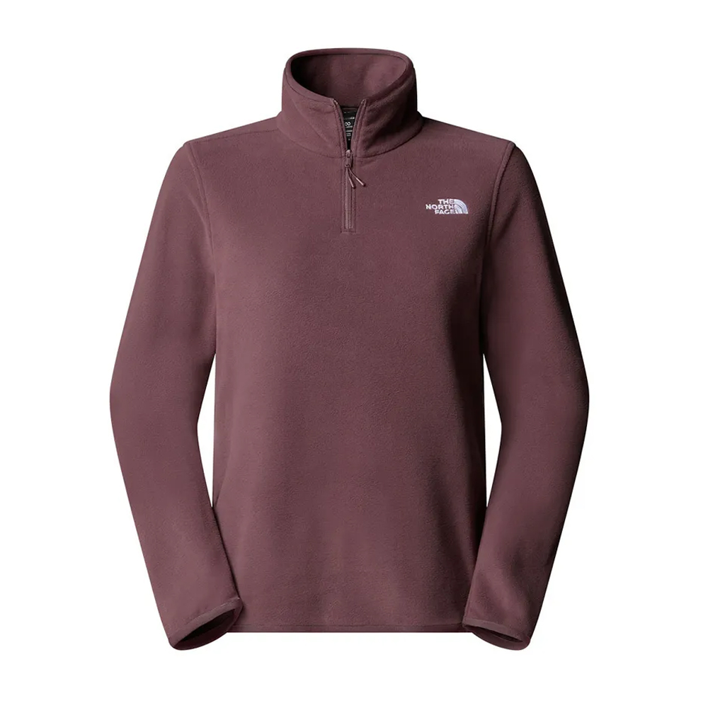 THE NORTHFACE Women's Glacier Fleece 1/4 Zip Jacket Γυναικεία Μπλούζα - Μπορντώ