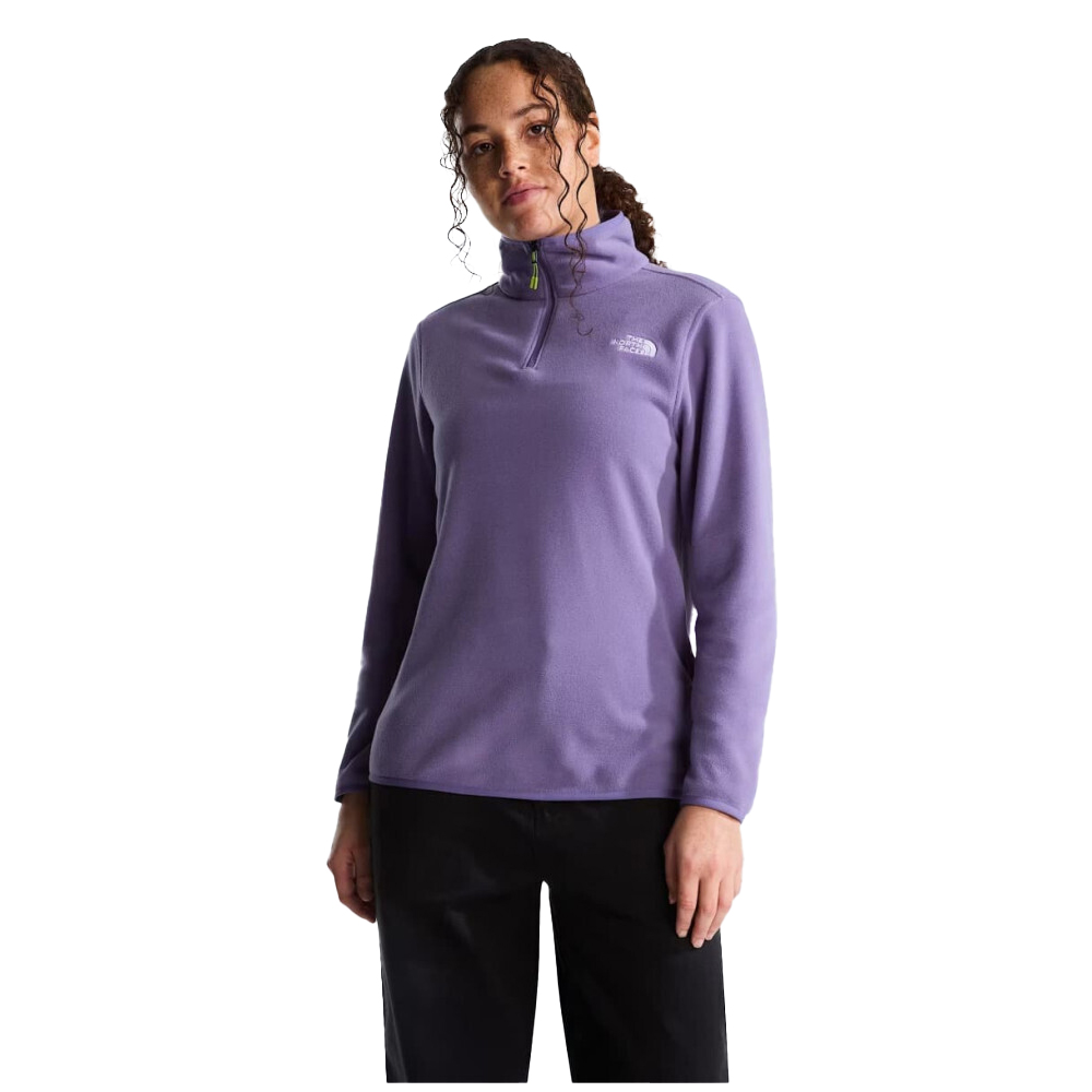 THE NORTHFACE Glacier Fleece 1/4  Zip Jacket  Γυναικεία Μπλούζα Μακρυμάνικη - Μωβ